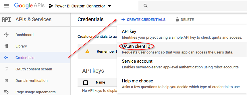 Add Credentials 2